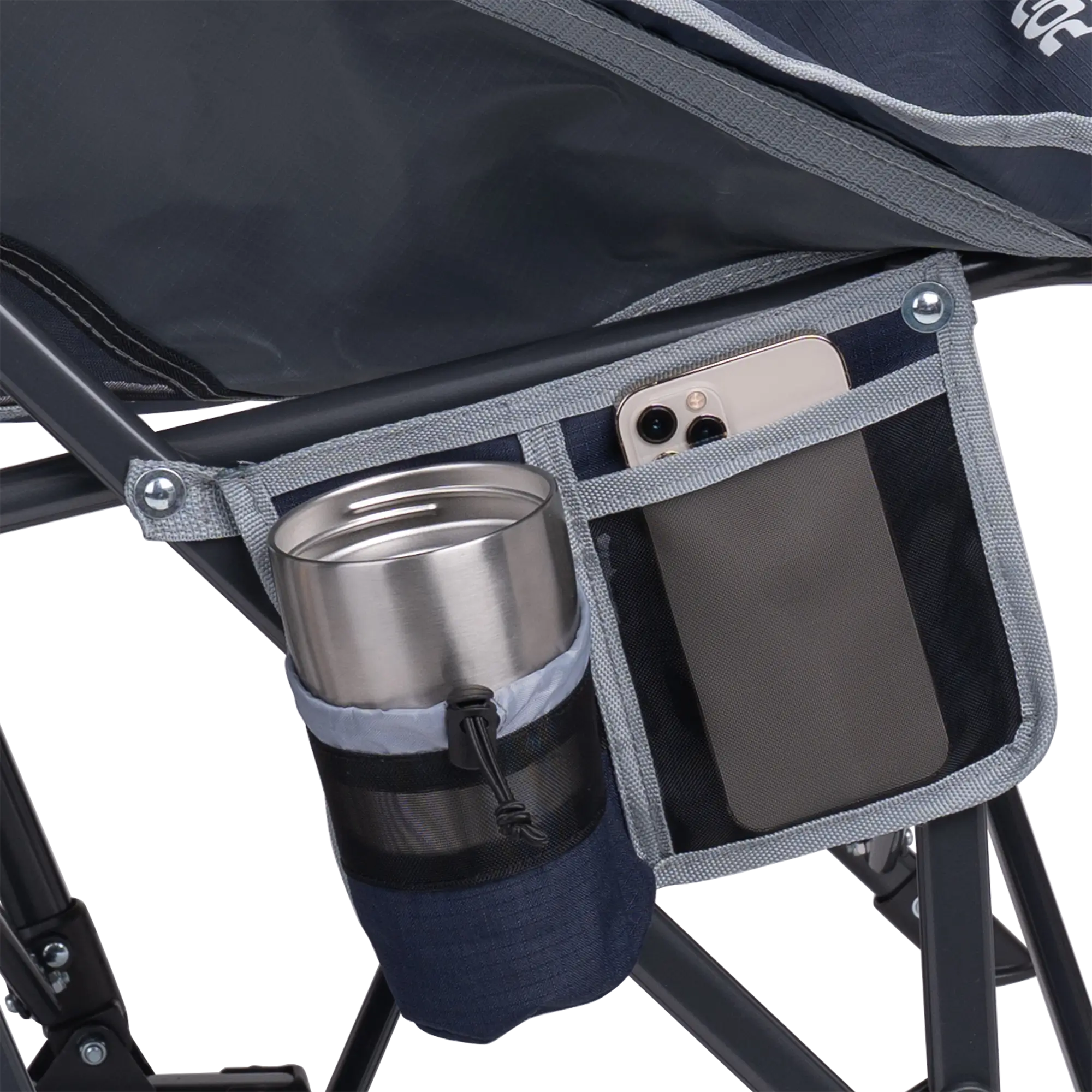 Heavy-Duty Freestyle Pod Rocker - Choice 933 - RoadTrip Rocker Smooth Motion Camp Chair Detail