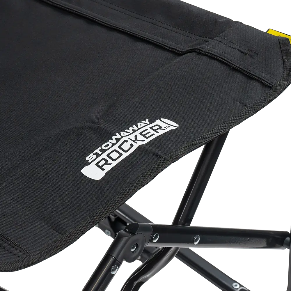 Luxury Camp Stowaway Rocker - Choice 794 - RoadTrip Rocker Smooth Motion Camp Chair Detail