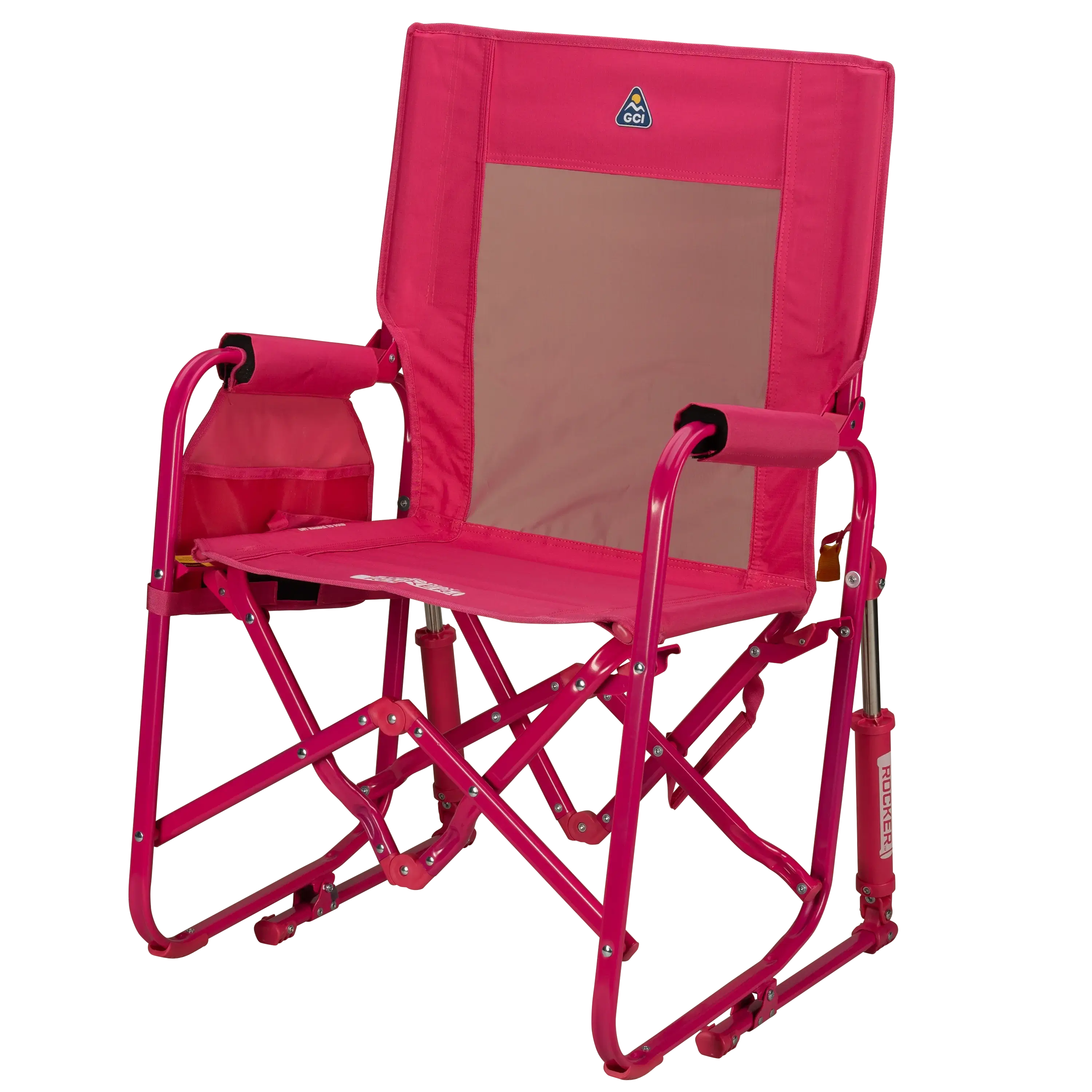 Luxury Camp Stowaway Rocker - Choice 794 - RoadTrip Rocker Smooth Motion Camp Chair Detail