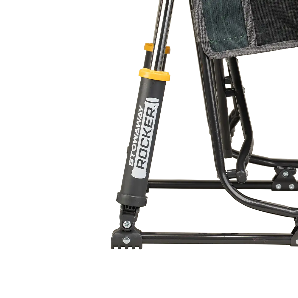 Luxury Camp Stowaway Rocker - Choice 794 - RoadTrip Rocker Smooth Motion Camp Chair Detail