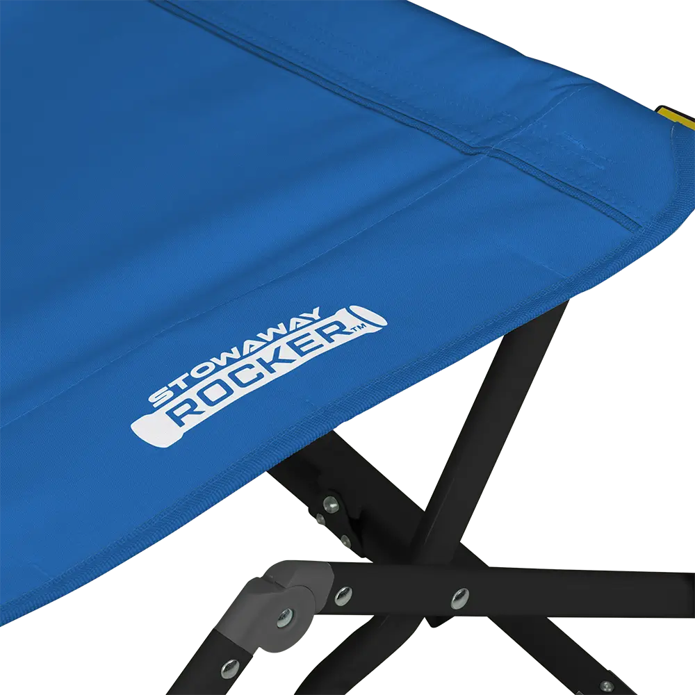 Luxury Camp Stowaway Rocker - Choice 794 - RoadTrip Rocker Smooth Motion Camp Chair Detail
