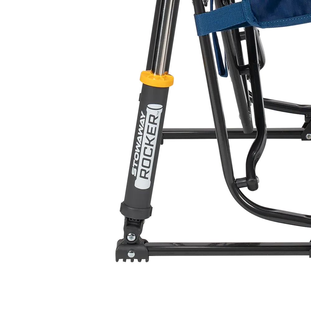 Luxury Camp Stowaway Rocker - Choice 794 - RoadTrip Rocker Smooth Motion Camp Chair Detail
