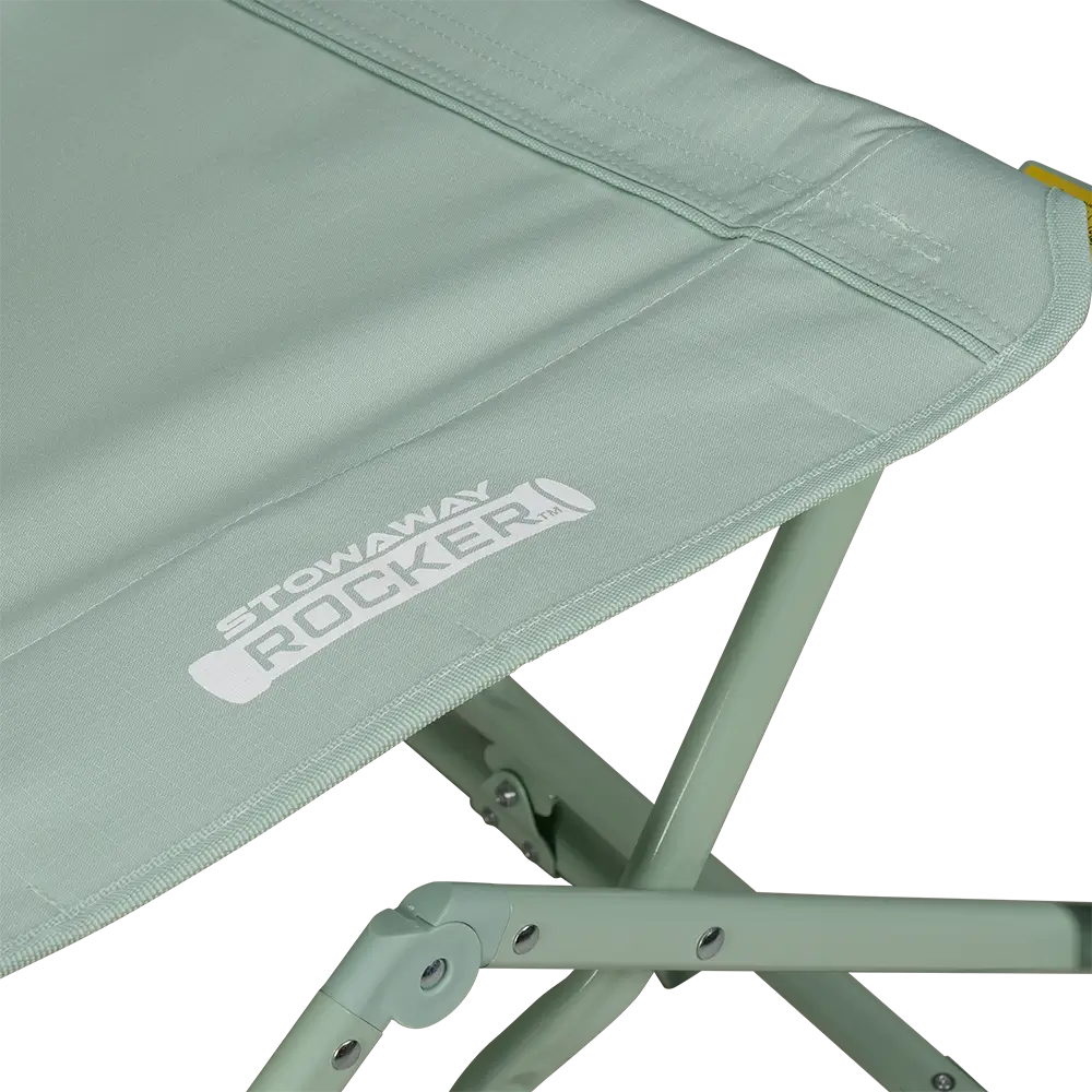 Luxury Camp Stowaway Rocker - Choice 794 - RoadTrip Rocker Smooth Motion Camp Chair Detail
