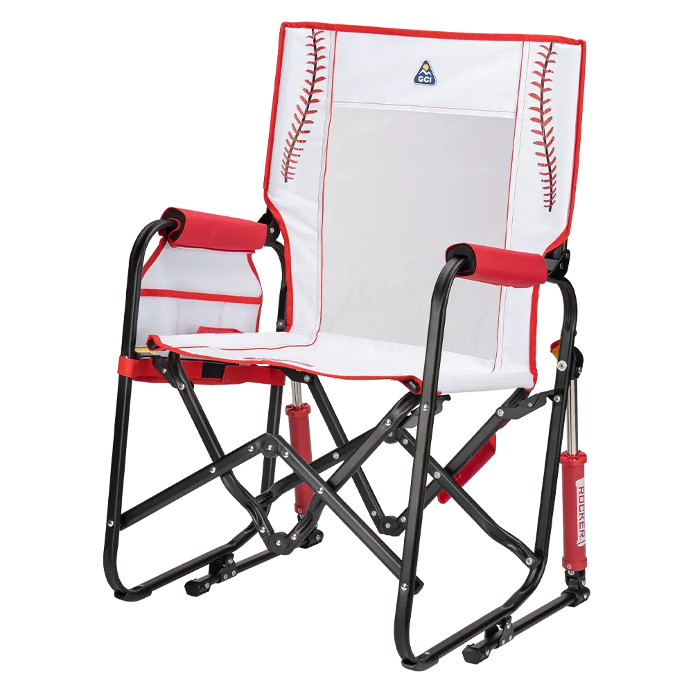 Luxury Camp Stowaway Rocker - Choice 794 - RoadTrip Rocker Smooth Motion Camp Chair Detail