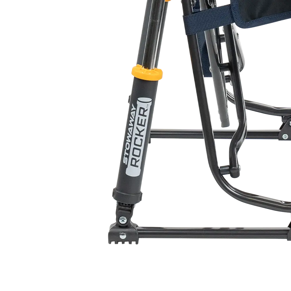 Luxury Camp Stowaway Rocker - Choice 794 - RoadTrip Rocker Smooth Motion Camp Chair Detail