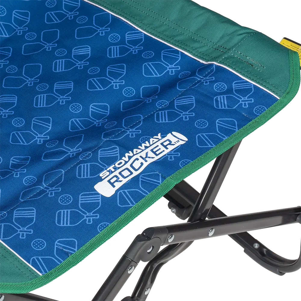 Luxury Camp Stowaway Rocker - Choice 794 - RoadTrip Rocker Smooth Motion Camp Chair Detail