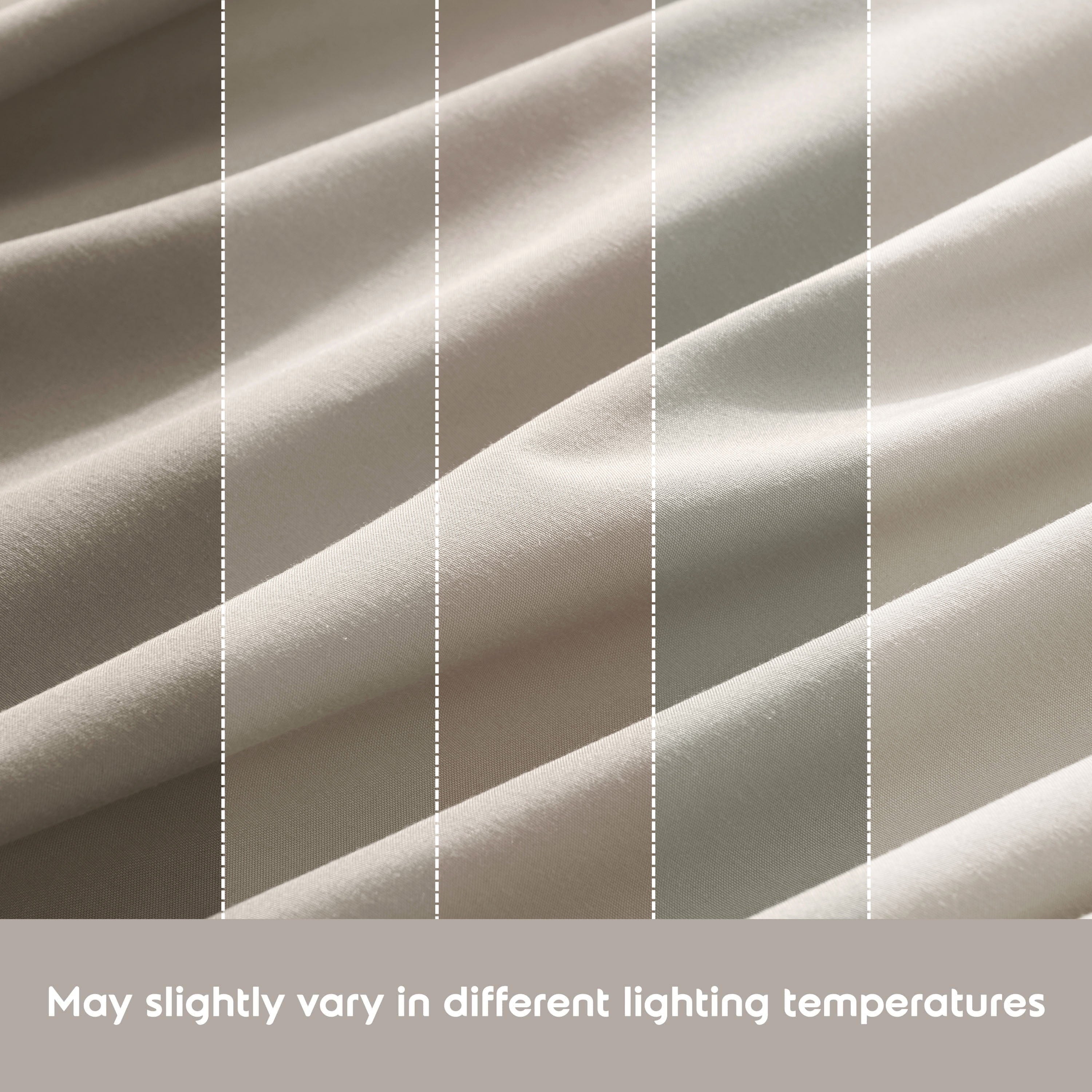 Ultra-Soft King Sheet Sets, 1800 Series Deep Pocket 4 Piece, Luxury Soft Microfiber Bed Sheet Sets, BEIGE CREAM - Luxury Bed Sheet Set with Deep Pockets Detail