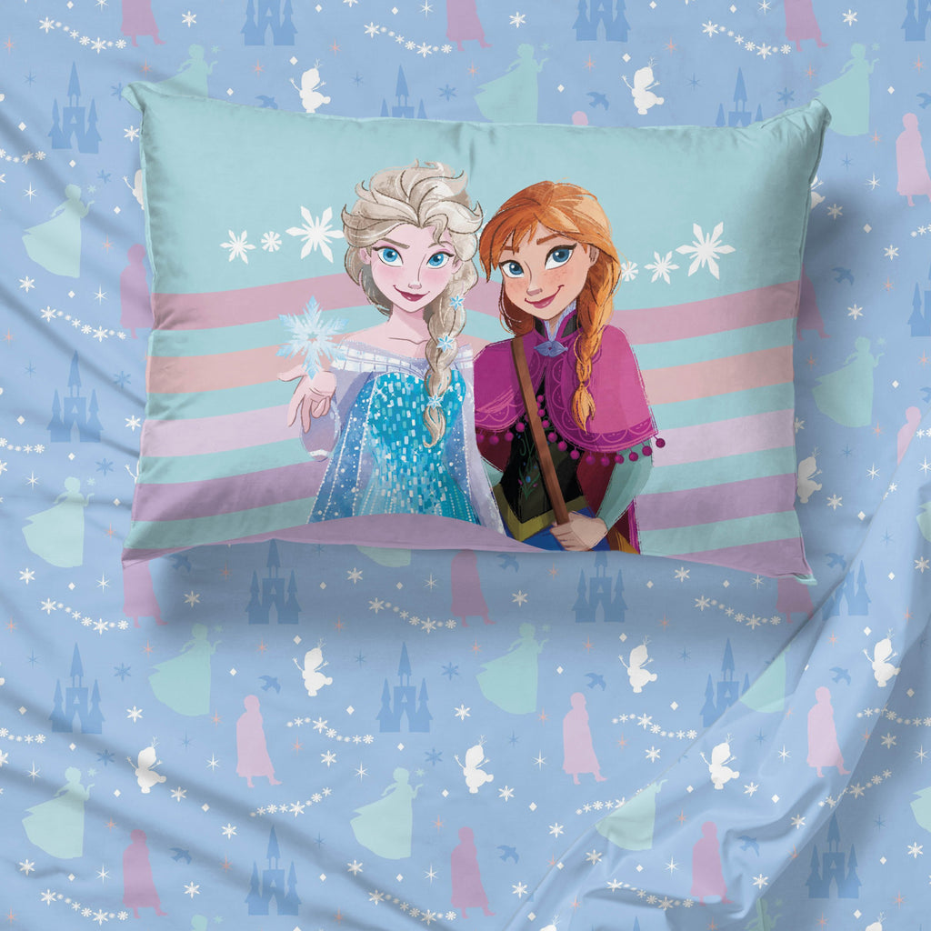 Fluffy Down Alternative The Poet Inside 5 Piece Twin Size Kids Comforter Set wth Sham - Super Soft Elsa Bed Set for Kids - Luxurious Quilted Duvet Cover Set Detail