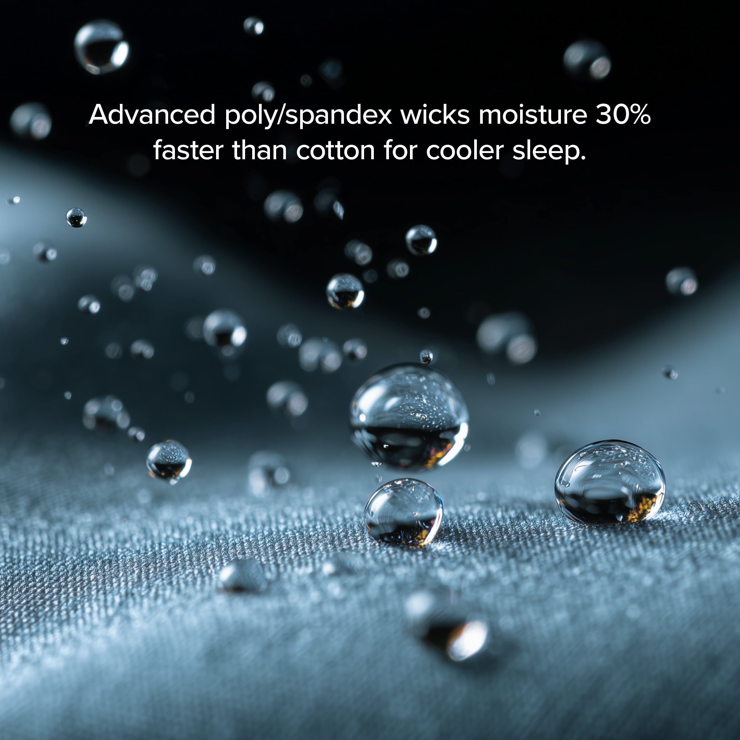 Cooling Sateen Cooling Performance Jersey Knit Stretch Sheet Set, Moisture-Wicking & Breathable, 4-Way Stretch Bed Sheets, Envelope ... - Luxury Bed Sheet Set with Deep Pockets Detail