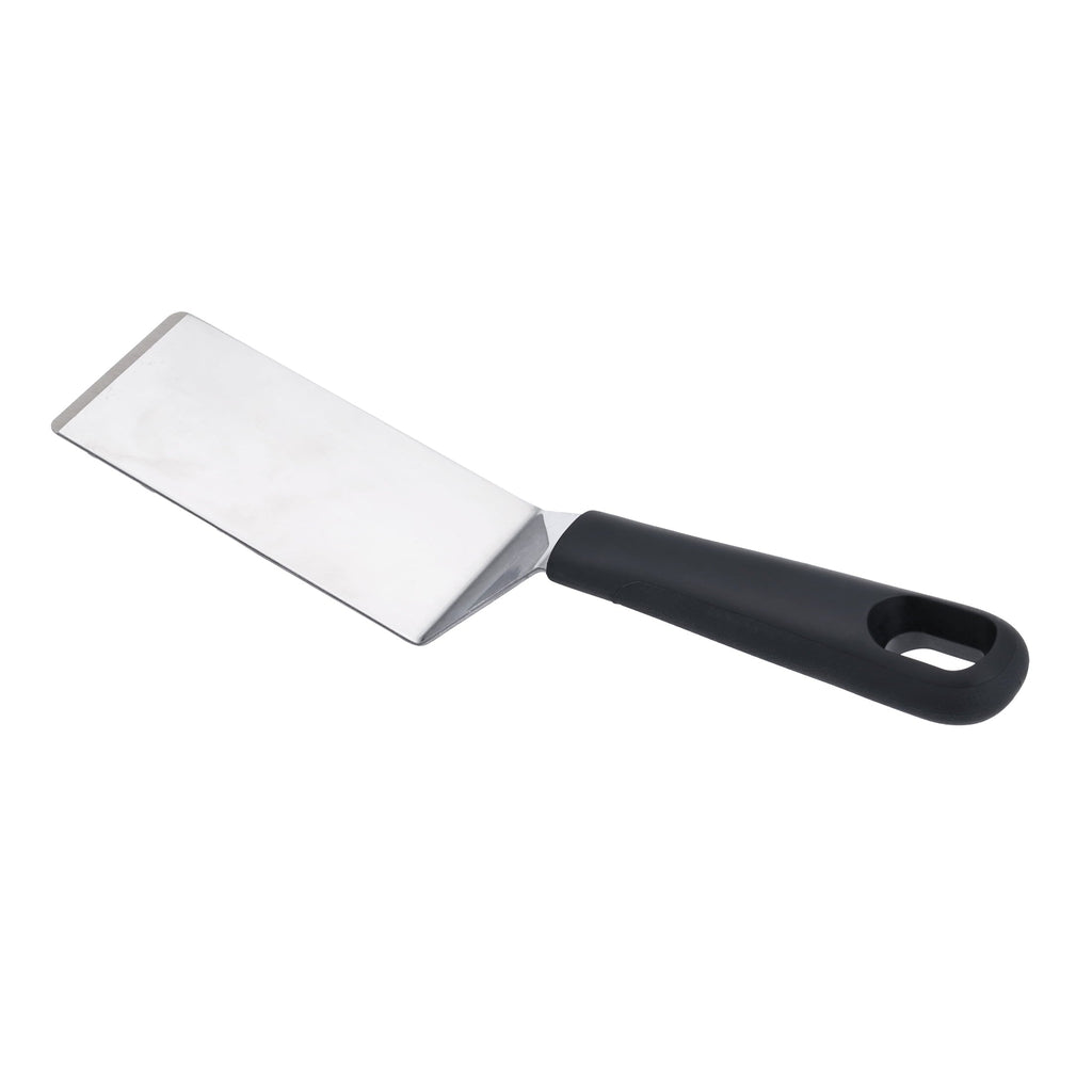 Heavy Duty Stainless Steel Mini Dessert Spatula with Softgrip Handle for Serving Pancakes or Desserts - High-Precision Culinary Tool for Baking & Cooking Detail