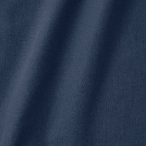 Breathable Luxury 300 Thread Count Easy Care Blue Cove Cotton Blend Percale Flat Bed Sheet, King - Breathable Egyptian Cotton Flat & Fitted Sheets Detail