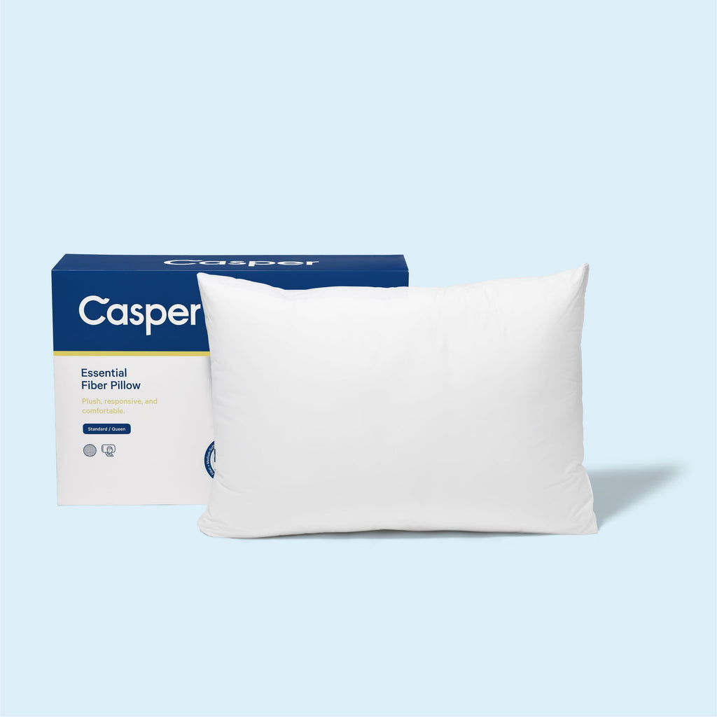 Decorative Plump Essential Pillow, Standard - Orthopedic Shredded Foam Bed Pillow Set Detail