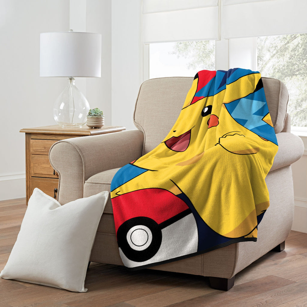 Lightweight Warm Throw Blanket, "Quick Capture", Micro Raschel, 46in x 60in, 1 Each - Cozy Fleece Throw Blanket for Couch & Bed Detail