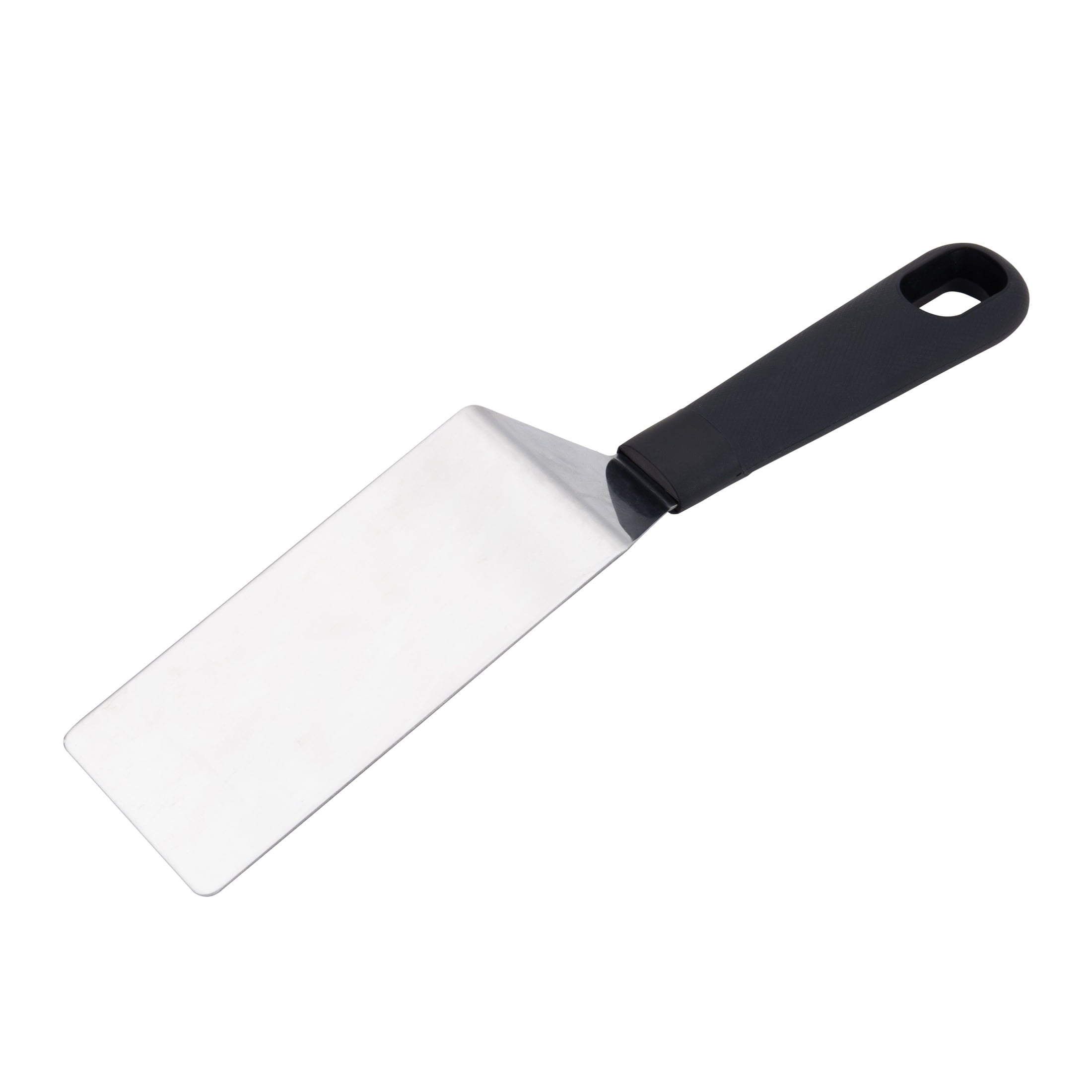 Heavy Duty Stainless Steel Mini Dessert Spatula with Softgrip Handle for Serving Pancakes or Desserts - High-Precision Culinary Tool for Baking & Cooking Detail
