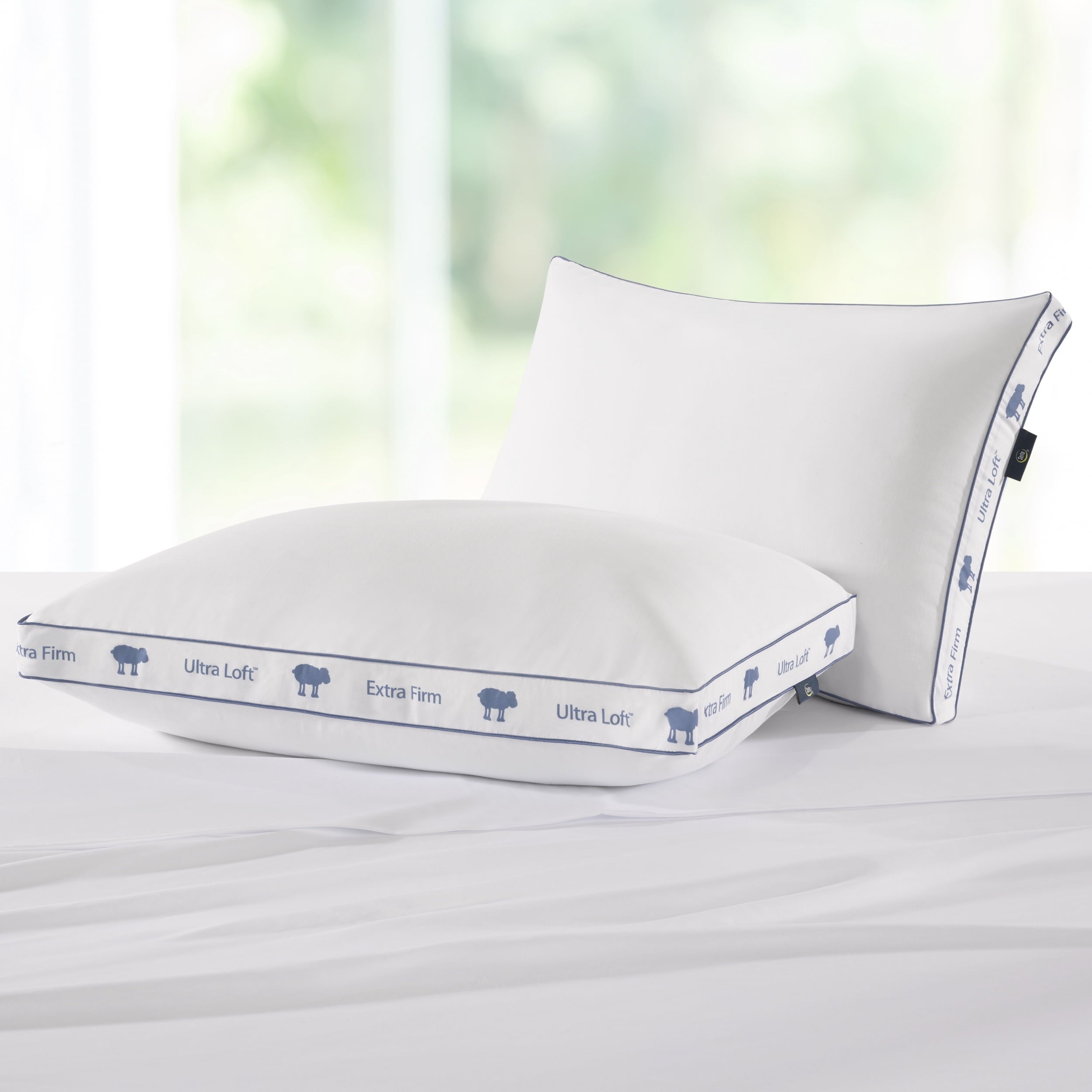 Orthopedic Support Ultra Loft Standard/Queen Bed Pillow, Extra Firm Support - Ergonomic Memory Foam Pillow for Neck Pain Support Detail