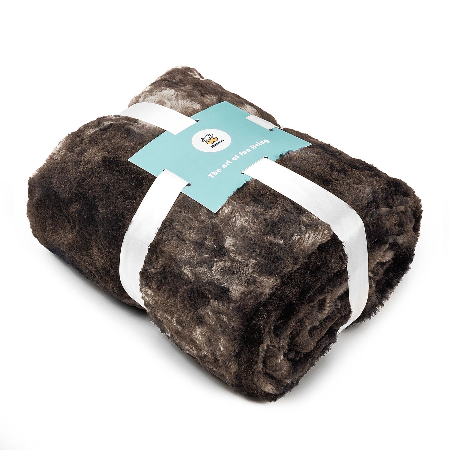 Reversible Sherpa Faux Rabbit Fur Throw Blanket- 50x60 inches, Soft Fluffy Cozy Warm Fuzzy Machine Washable, Durable Blanket for Couch ... - Lightweight Plush Warm Blanket for All Seasons Detail