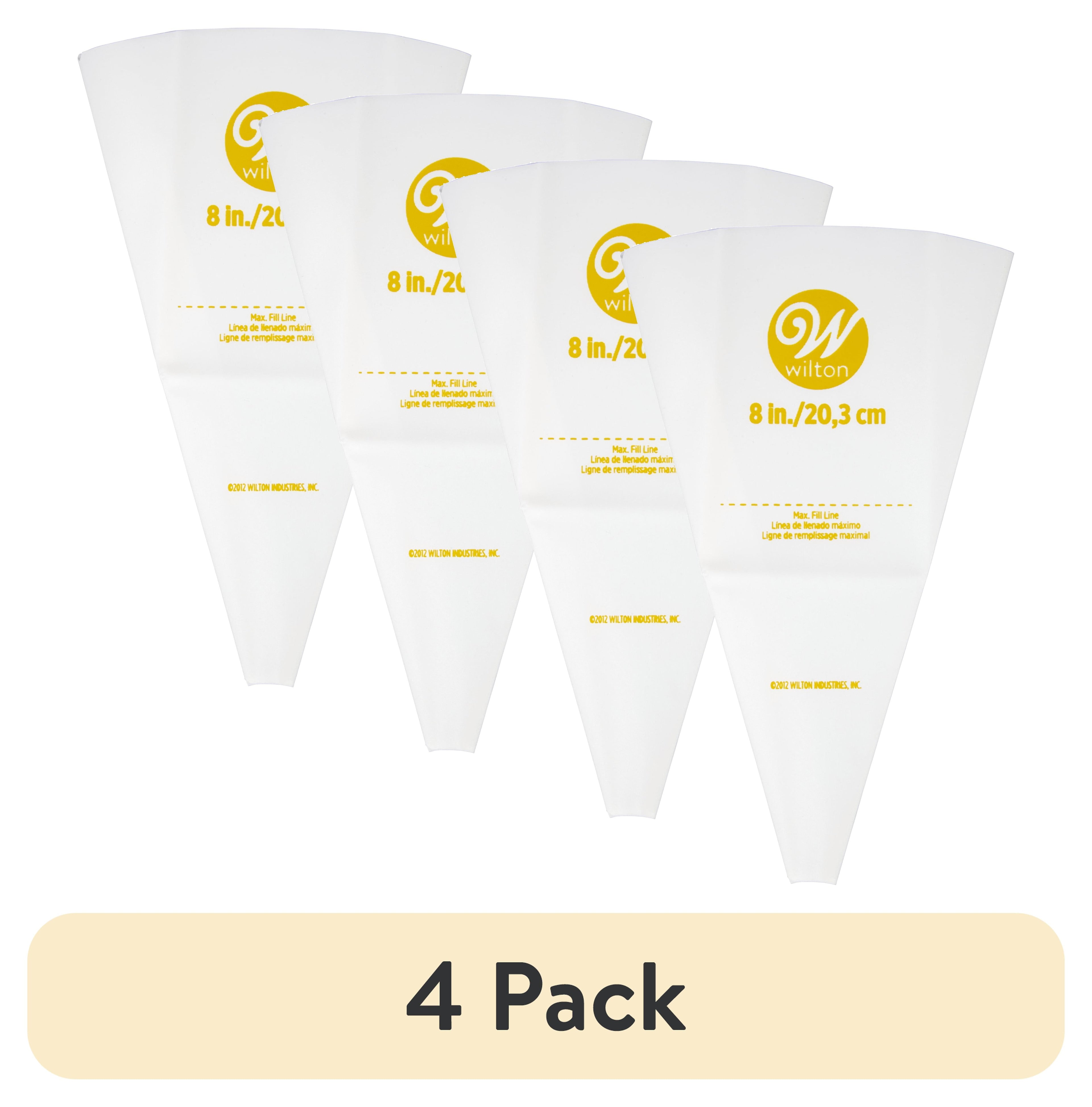 Multi-Functional (4 pack) Reusable Featherweight Decorating Piping Bag, Plastic, 8-in. - Multi-Functional Manual Food Chopper & Slicer - Default Title
