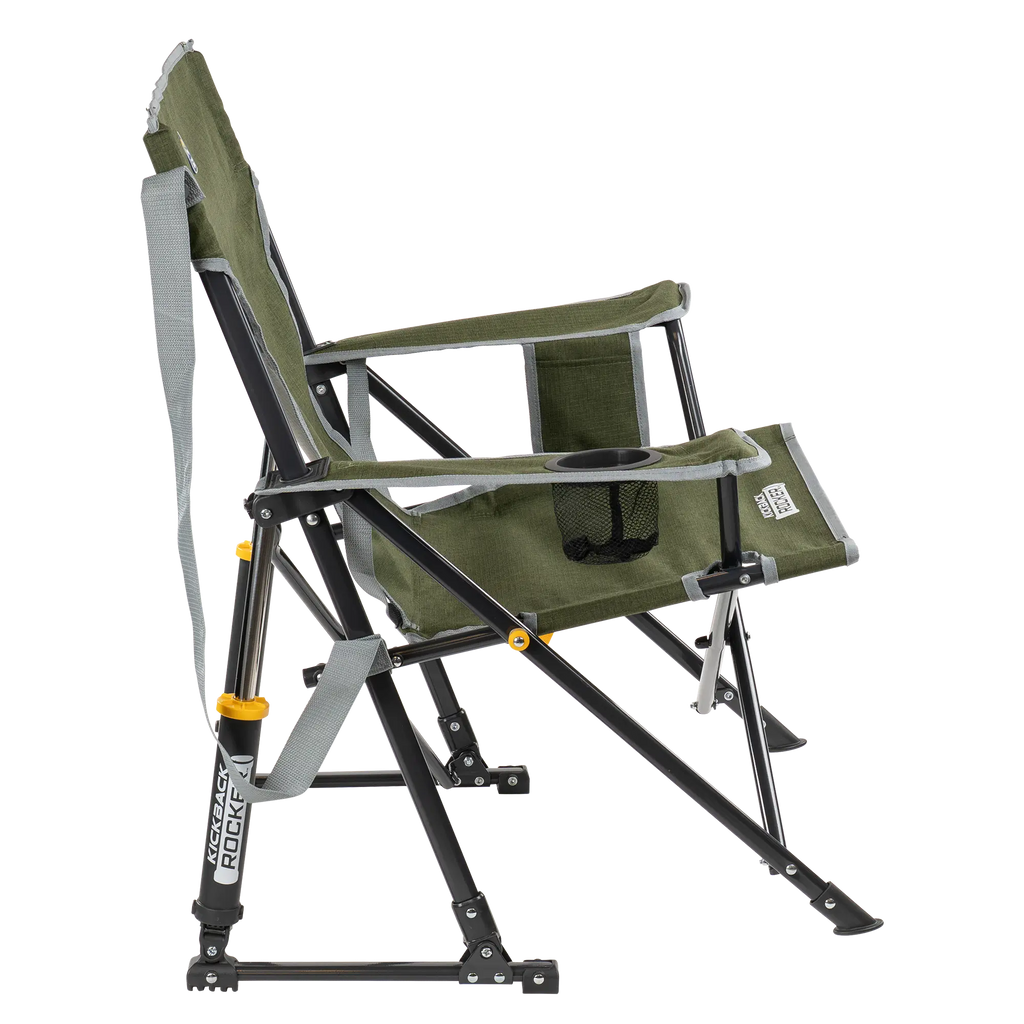 Heavy-Duty Freestyle Kickback Rocker - Choice 345 - Freestyle Rocker Portable Outdoor Folding Chair Detail