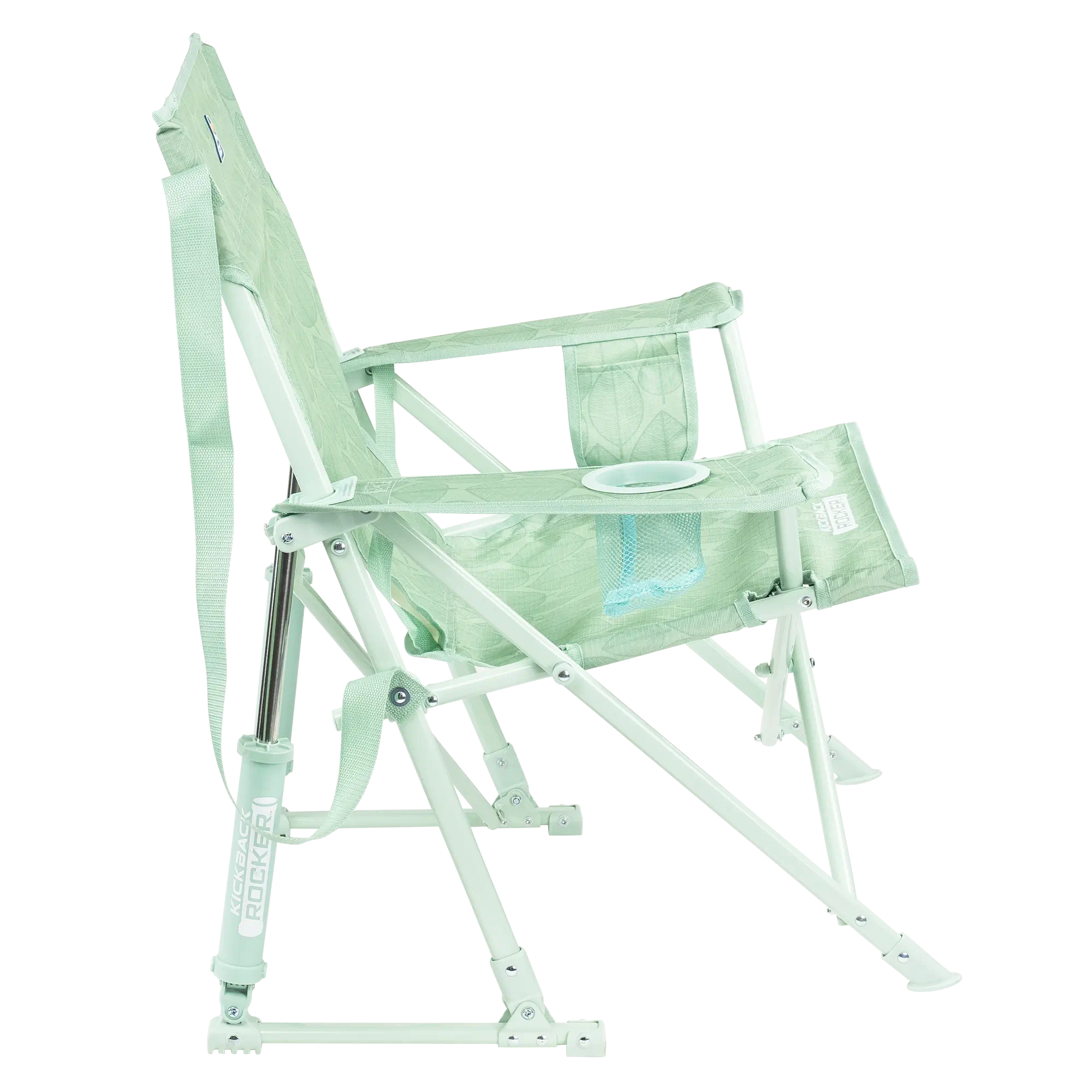 Heavy-Duty Freestyle Kickback Rocker - Choice 345 - Freestyle Rocker Portable Outdoor Folding Chair Detail