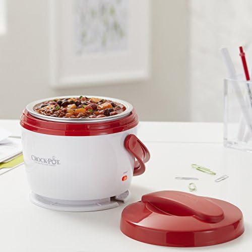 Leak-Proof Crock-Pot Portable Lunch Food Warmer – Red S04M - Portable Electric Lunch Box Food Warmer Detail