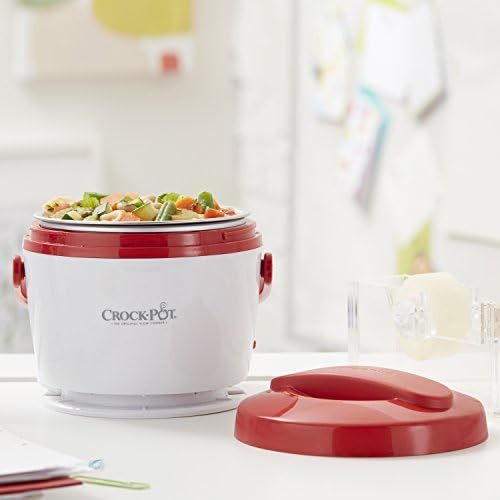 Leak-Proof Crock-Pot Portable Lunch Food Warmer – Red S04M - Portable Electric Lunch Box Food Warmer Detail