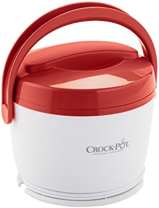 Leak-Proof Crock-Pot Portable Lunch Food Warmer – Red S04M - Portable Electric Lunch Box Food Warmer - Red