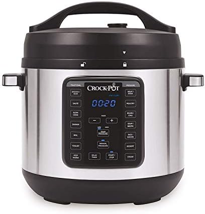 High-Pressure Crock-Pot 8 Quart Express Crock Multi-Use Pressure Cooker S05K - Smart Multi-Functional Electric Pressure Cooker - Default Title