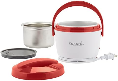 Leak-Proof Crock-Pot Portable Lunch Food Warmer – Red S04M - Portable Electric Lunch Box Food Warmer Detail