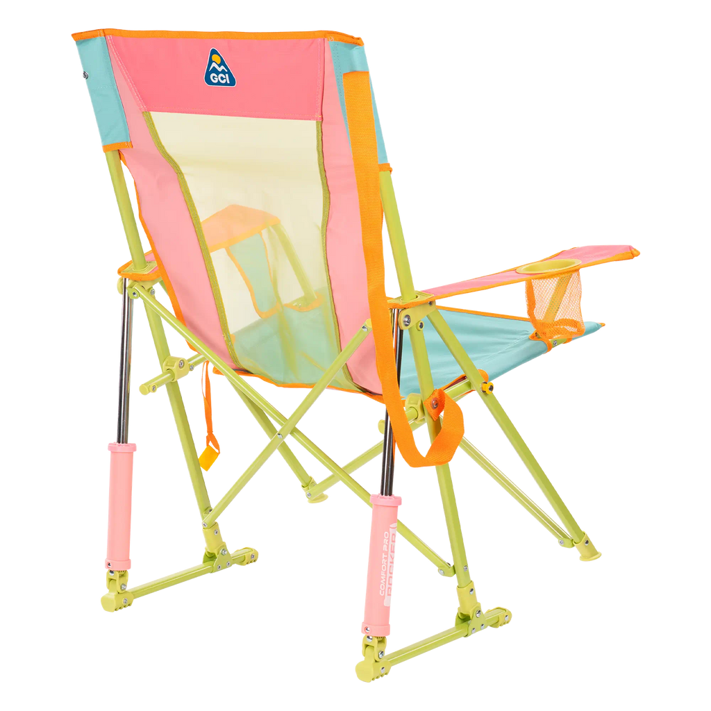 Smooth Motion Comfort Pro Rocker - Choice 375 - Patented Spring-Action Rocking Chair for Camping Detail