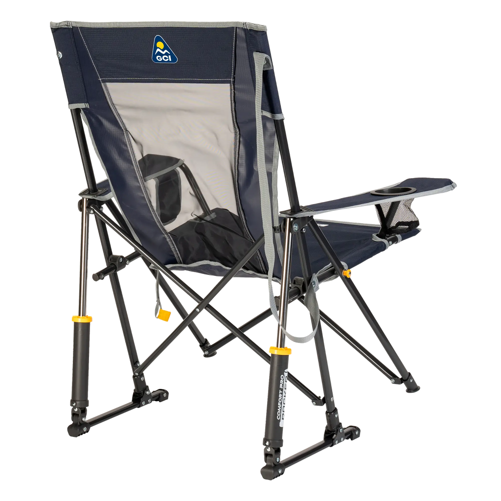 Smooth Motion Comfort Pro Rocker - Choice 375 - Patented Spring-Action Rocking Chair for Camping Detail