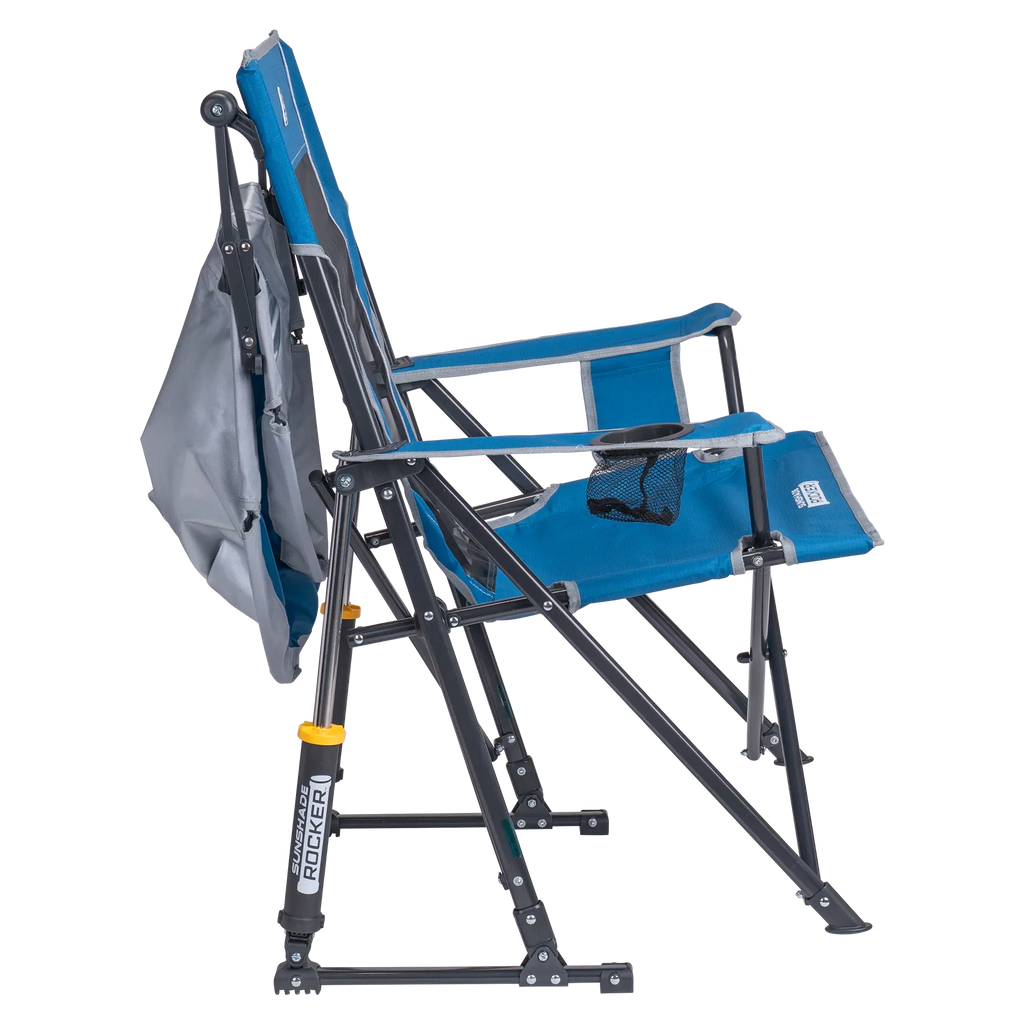 Luxury Camp SunShade Rocker - Choice 550 - Freestyle Rocker Portable Outdoor Folding Chair Detail