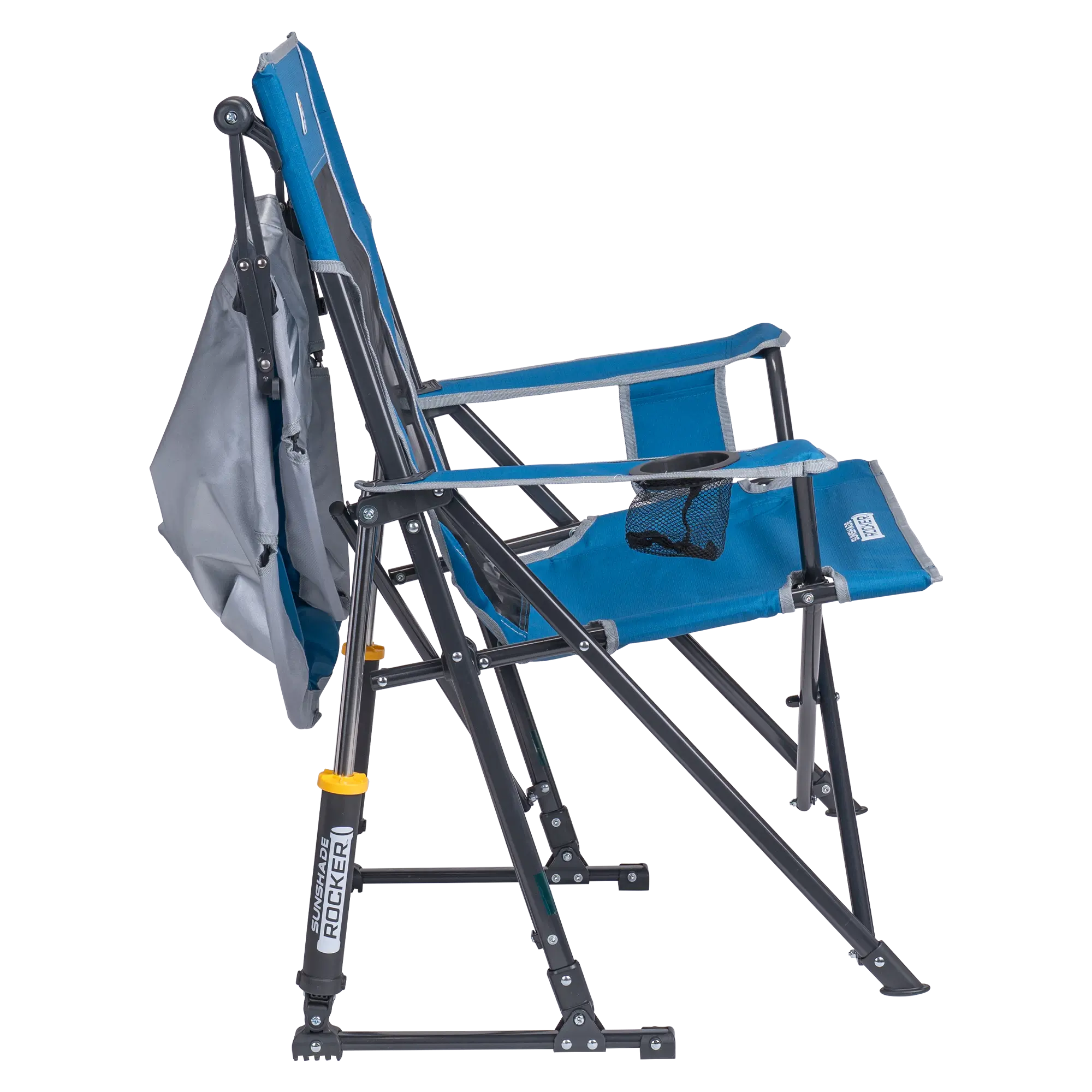 Luxury Camp SunShade Rocker - Choice 550 - Freestyle Rocker Portable Outdoor Folding Chair Detail
