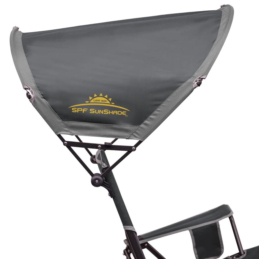 Luxury Camp SunShade Rocker - Choice 550 - Freestyle Rocker Portable Outdoor Folding Chair Detail
