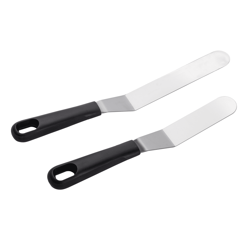 Chef-Quality Stainless Steel Icing Spatulas - High-Precision Culinary Tool for Baking & Cooking Detail