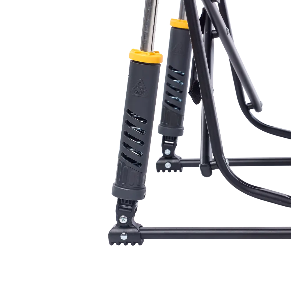 Premium All-Weather Freestyle Rocker Elite - Choice 460 - Heavy-Duty Kickback Rocker with Beverage Holder Detail