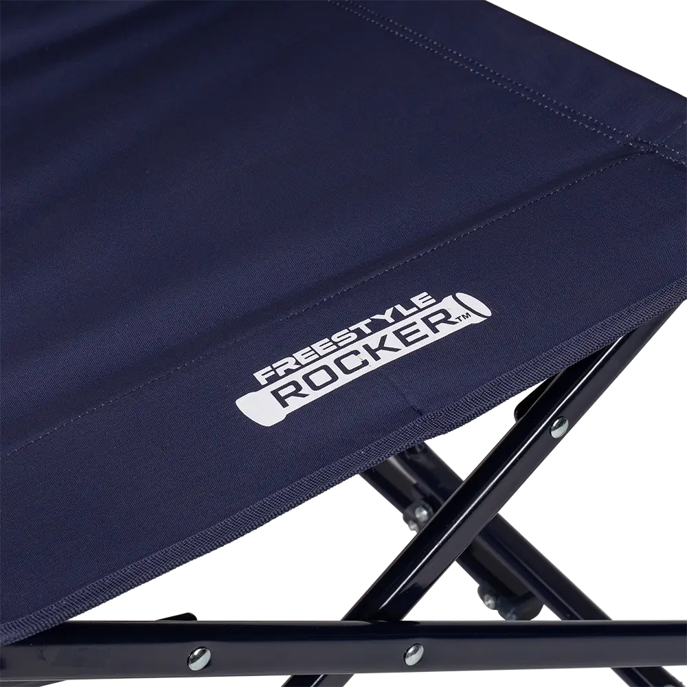 Premium All-Weather Freestyle Rocker Elite - Choice 460 - Heavy-Duty Kickback Rocker with Beverage Holder Detail