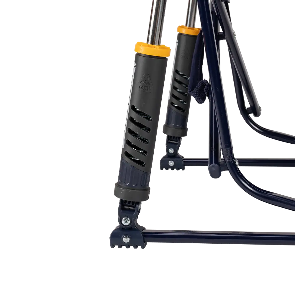 Premium All-Weather Freestyle Rocker Elite - Choice 460 - Heavy-Duty Kickback Rocker with Beverage Holder Detail