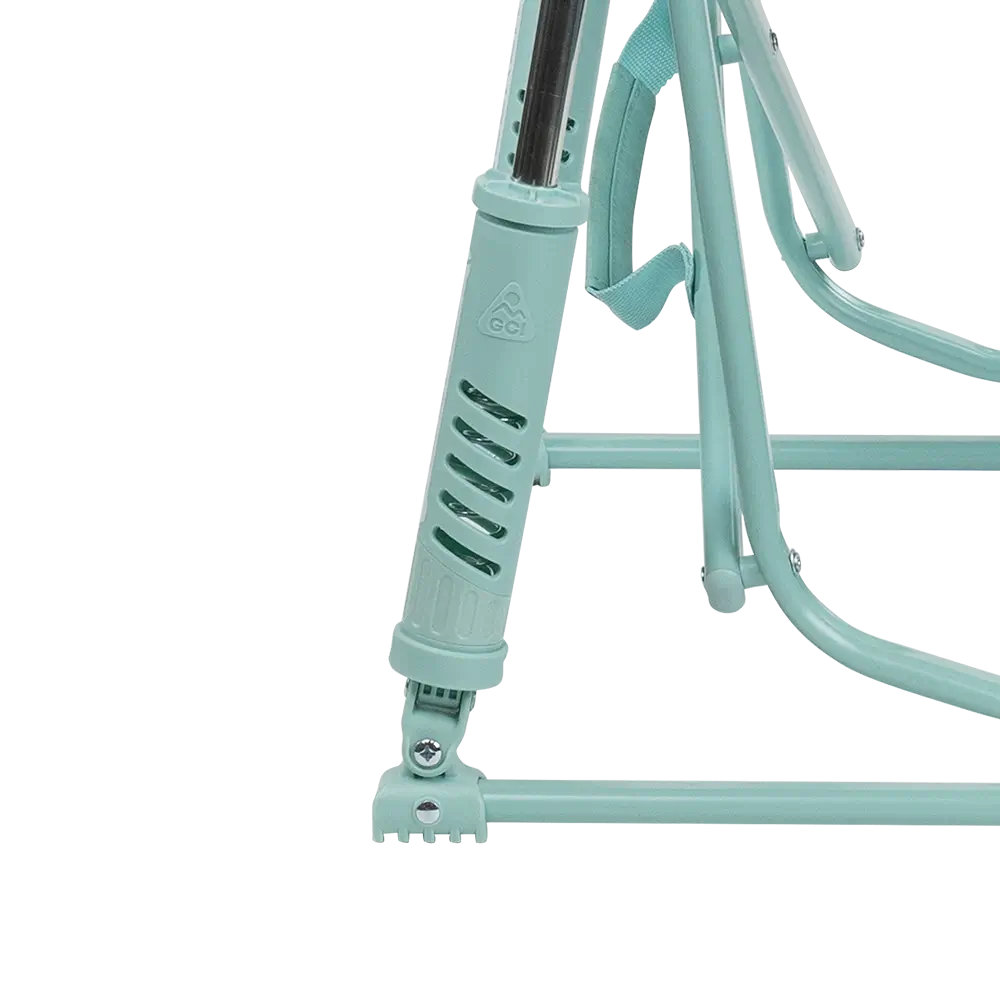 Premium All-Weather Freestyle Rocker Elite - Choice 460 - Heavy-Duty Kickback Rocker with Beverage Holder Detail