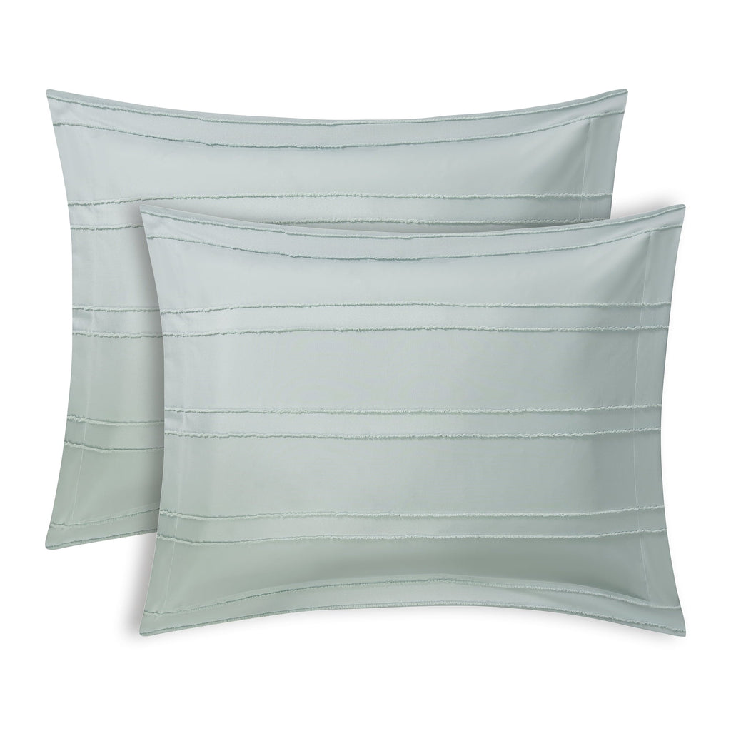Hypoallergenic Cloud Mint 10 Piece Bed in a Bag Comforter Set with Sheets, Queen - Cloud-Like Soft Lightweight Bed Comforter Detail