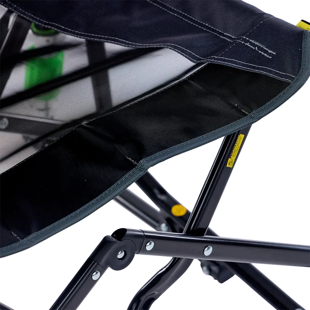 Smooth Motion Adjustable Rocker - Choice 573 - Patented Spring-Action Rocking Chair for Camping Detail