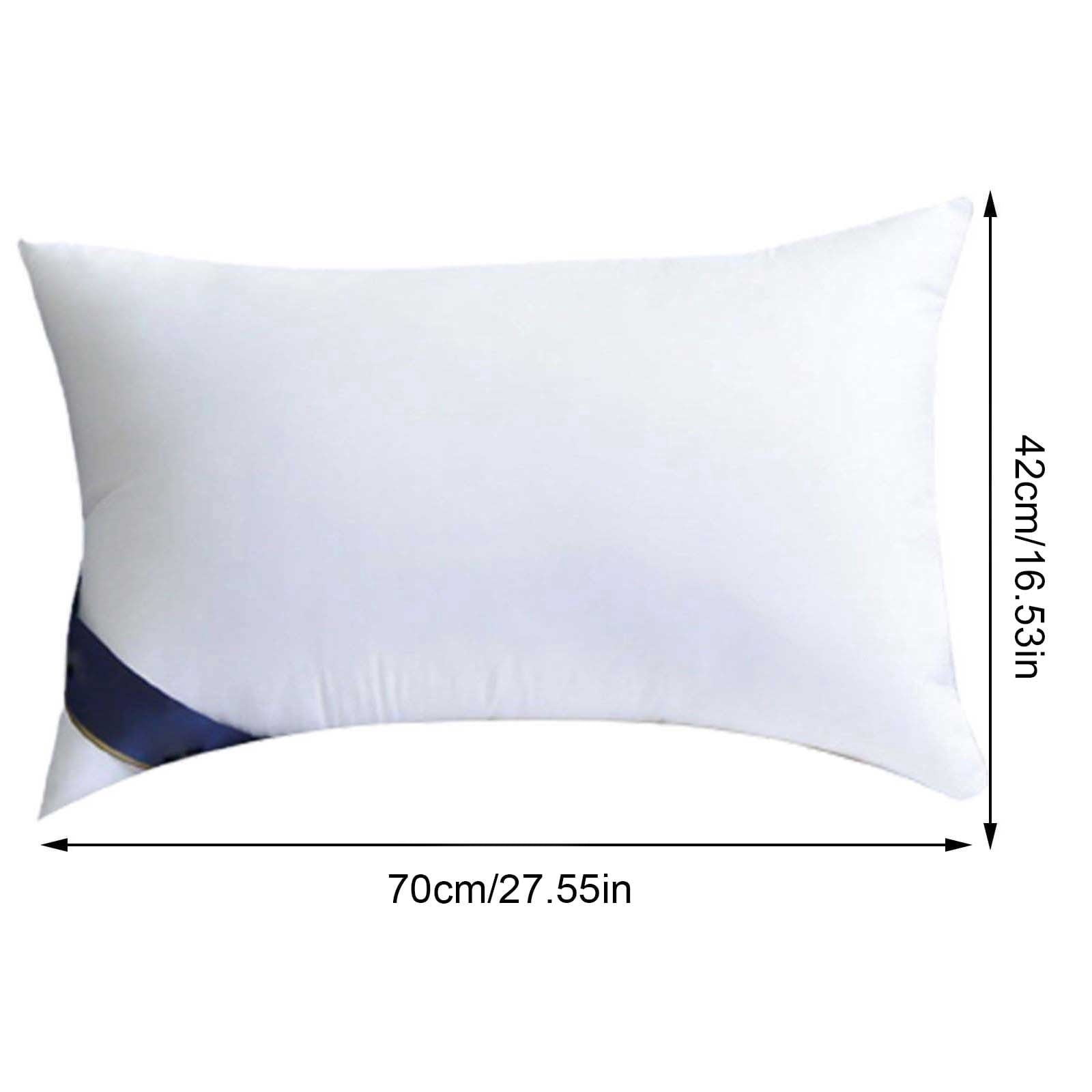 Orthopedic Support 2Pcs Soft Feather Velvet Down Pillow Standard Size, Hotel-grade Feather Pillow for Sleeping, Skin-friendly Cotton Fab... - Ergonomic Memory Foam Pillow for Neck Pain Support Detail
