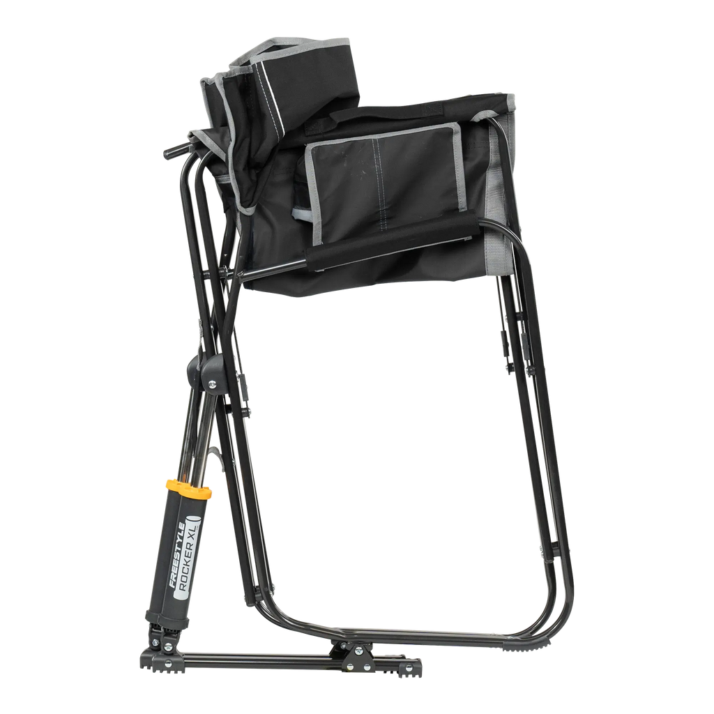 Patented Spring-Action Freestyle Rocker XL - Choice 552 - Heavy-Duty Kickback Rocker with Beverage Holder Detail