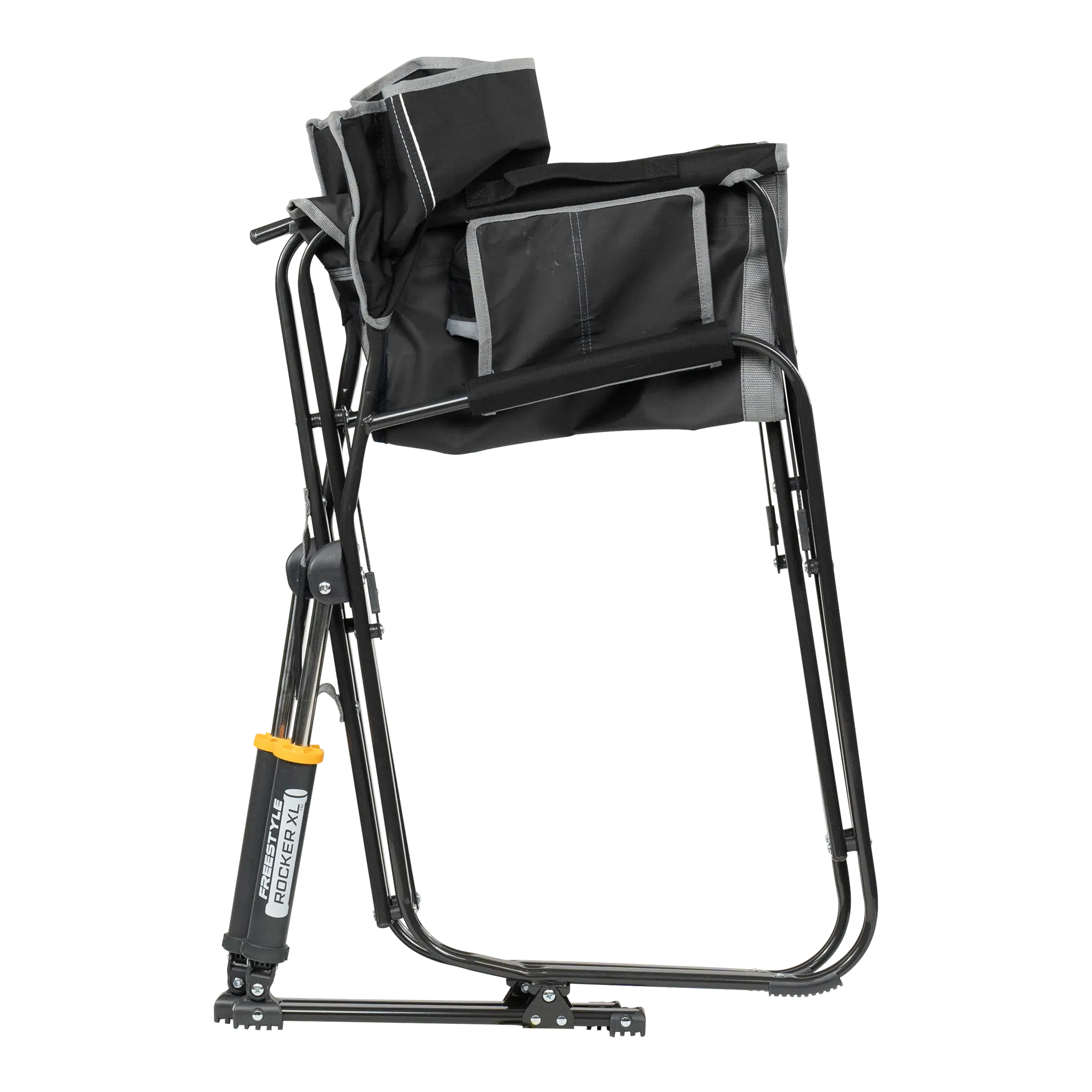 Patented Spring-Action Freestyle Rocker XL - Choice 552 - Heavy-Duty Kickback Rocker with Beverage Holder Detail