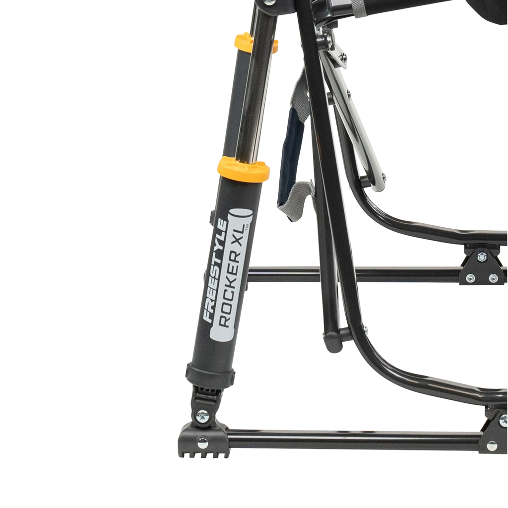 Patented Spring-Action Freestyle Rocker XL - Choice 552 - Heavy-Duty Kickback Rocker with Beverage Holder Detail