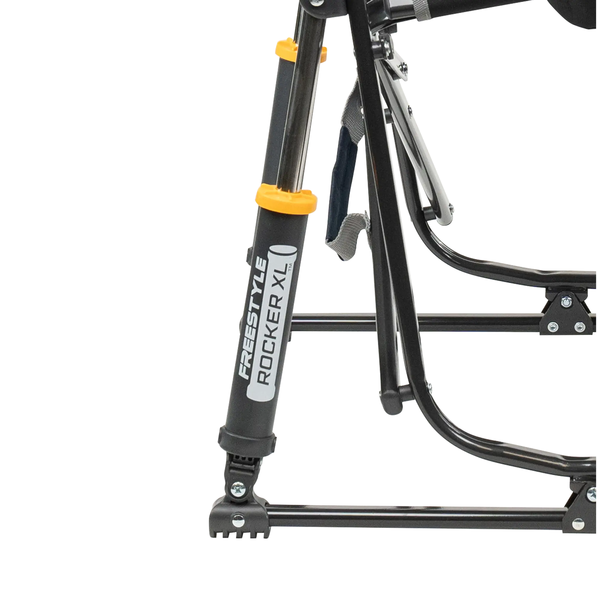Patented Spring-Action Freestyle Rocker XL - Choice 552 - Heavy-Duty Kickback Rocker with Beverage Holder Detail