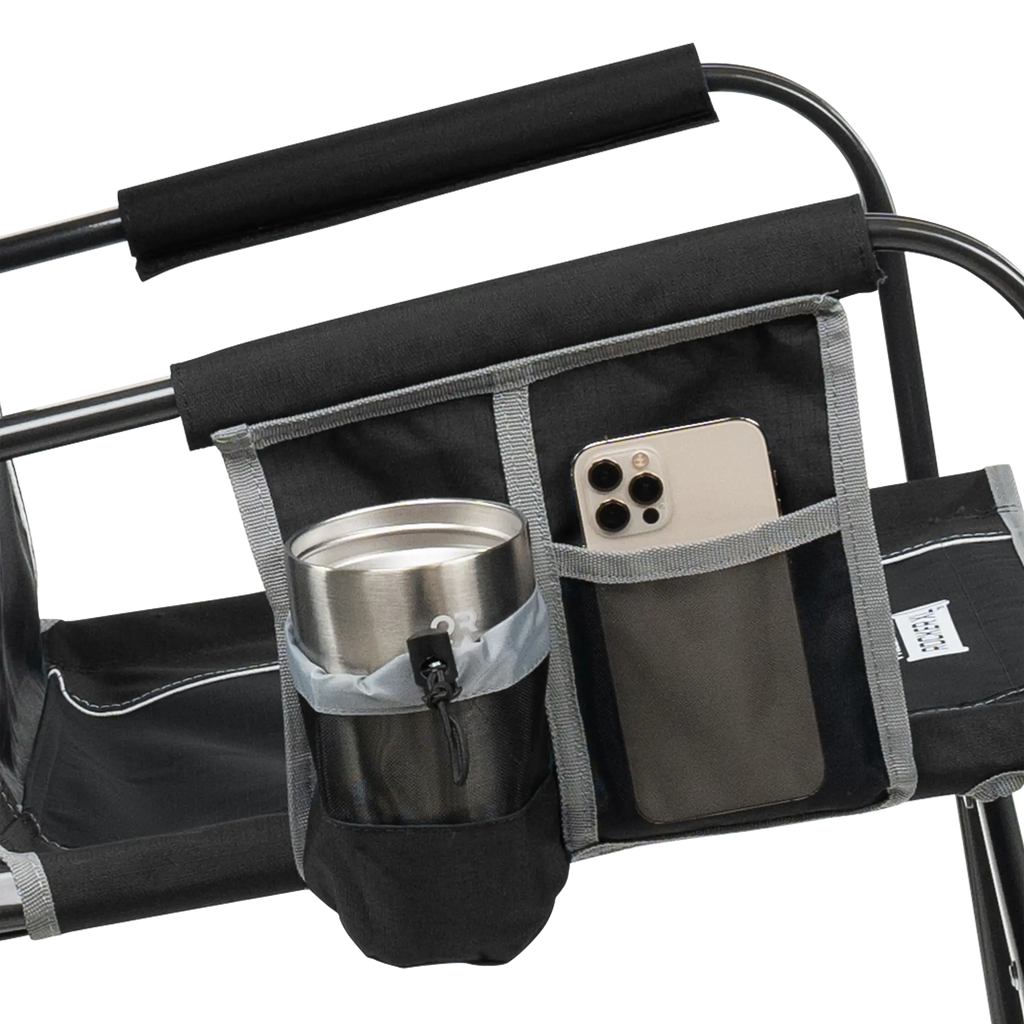 Patented Spring-Action Freestyle Rocker XL - Choice 552 - Heavy-Duty Kickback Rocker with Beverage Holder Detail