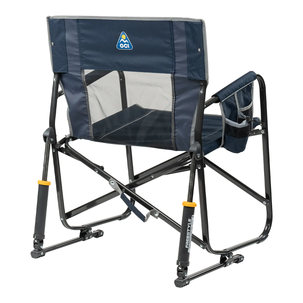 Patented Spring-Action Freestyle Rocker XL - Choice 552 - Heavy-Duty Kickback Rocker with Beverage Holder Detail