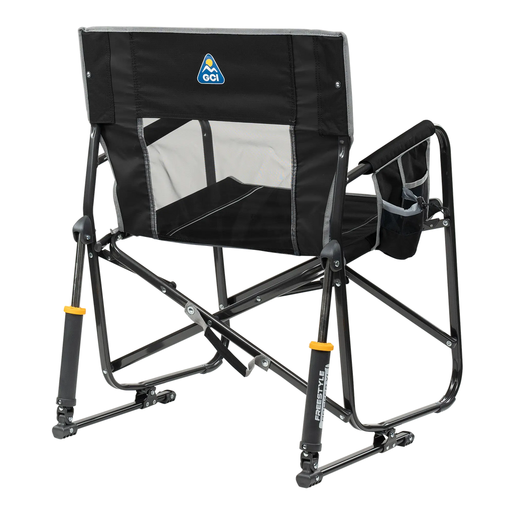 Patented Spring-Action Freestyle Rocker XL - Choice 552 - Heavy-Duty Kickback Rocker with Beverage Holder Detail