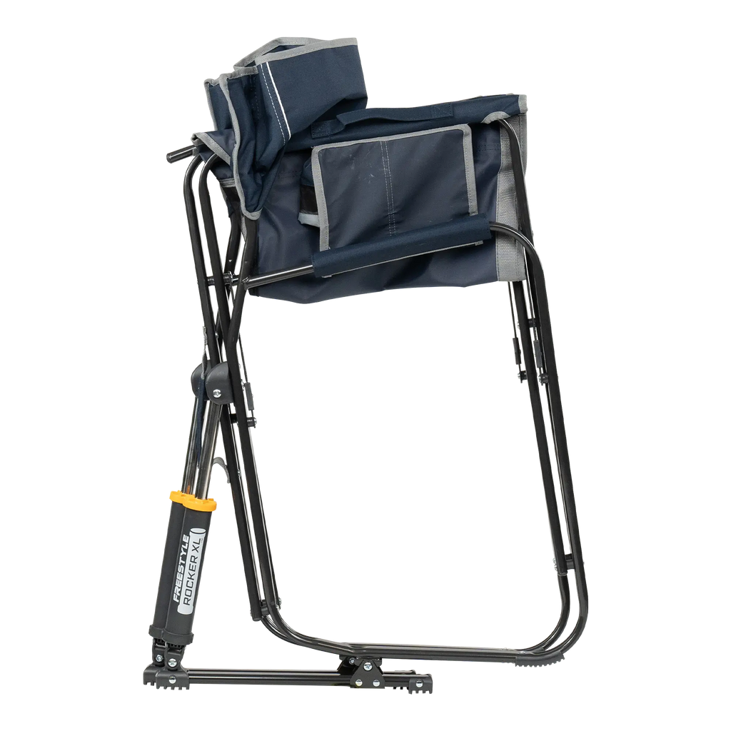 Patented Spring-Action Freestyle Rocker XL - Choice 552 - Heavy-Duty Kickback Rocker with Beverage Holder Detail