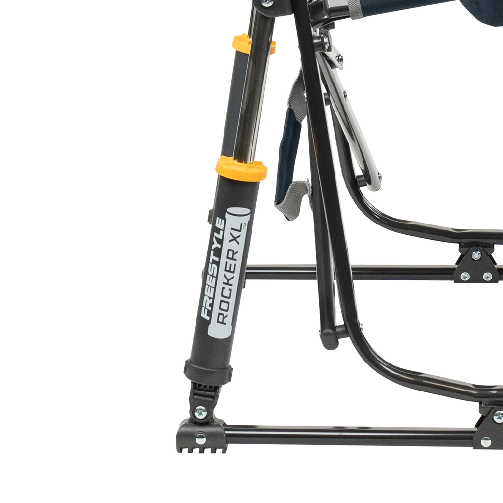 Patented Spring-Action Freestyle Rocker XL - Choice 552 - Heavy-Duty Kickback Rocker with Beverage Holder Detail